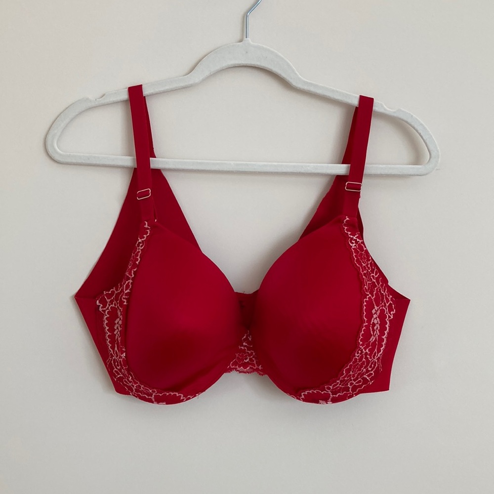Soma Red Padded Wire Bra